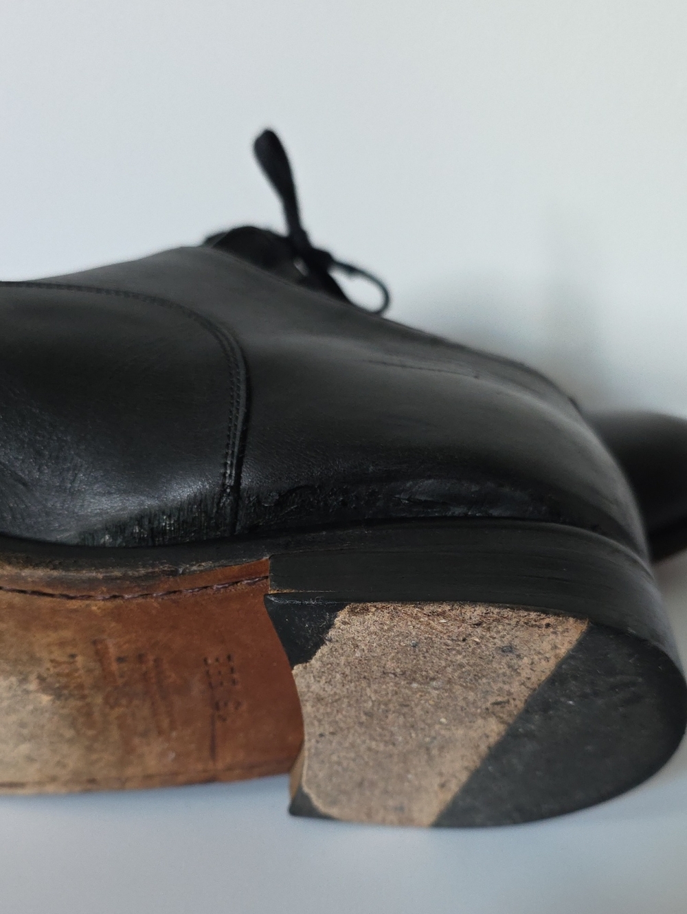 Mens Thursday Boot Co. Black Leather Chairman Dress Shoes - US 15 Wide - Picture 4 of 13